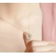 Wholesale Green Hetian Flower Pendant Necklace Wholesale Green Hetian Flower Pendant Necklace